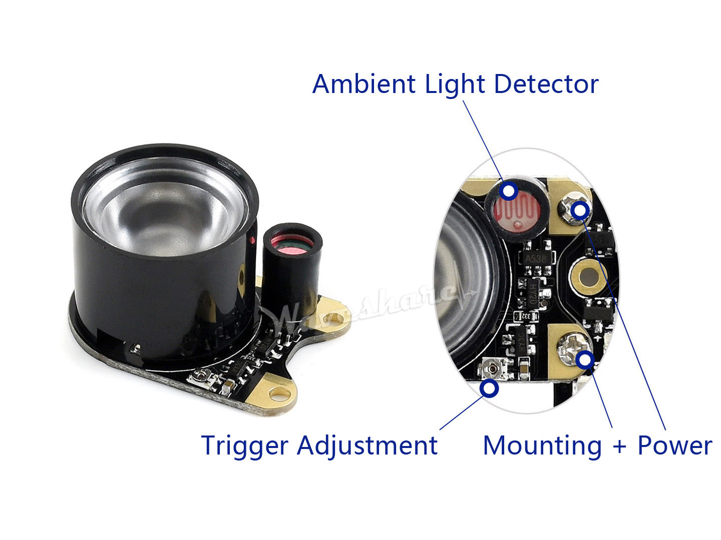 Infrared LED Board (B), Wide Field of View