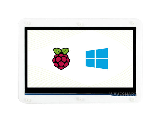 7inch Capacitive Touch Screen LCD (C) with Bicolor Case, 1024×600, HDMI, IPS, Low Power
