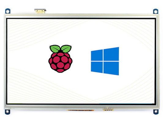 10.1inch Resistive Touch Screen LCD, 1024×600, HDMI, IPS, Supports Raspberry Pi / PC