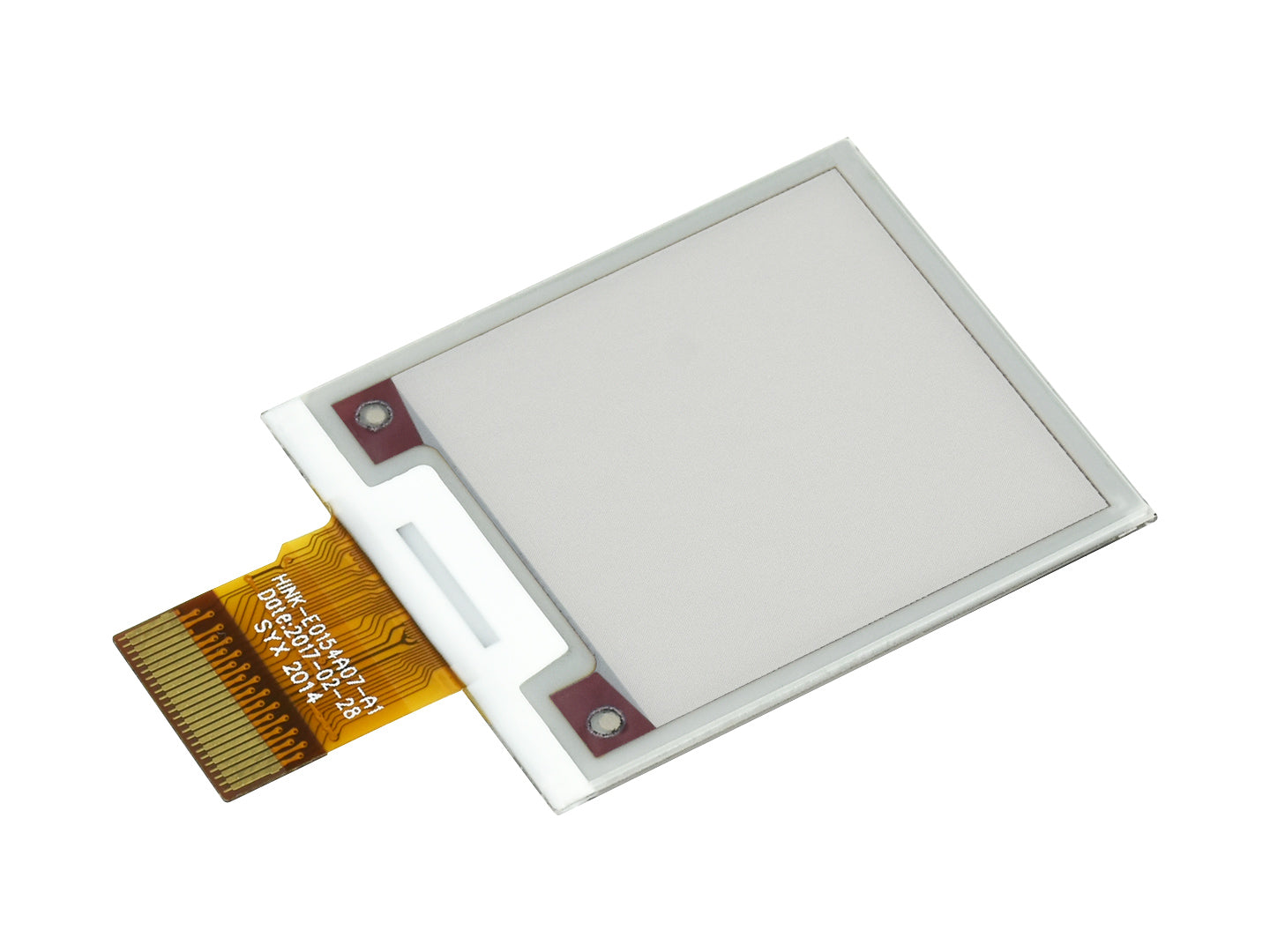 200x200, 1.54inch E-Ink raw display panel, three-color