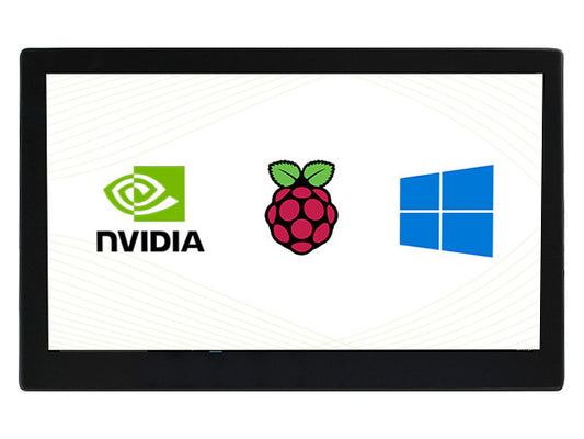 13.3inch Capacitive Touch Screen LCD with Case, 1920×1080, HDMI, IPS, Various Systems Support