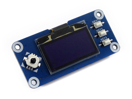 128x64, 1.3inch OLED display HAT for Raspberry Pi