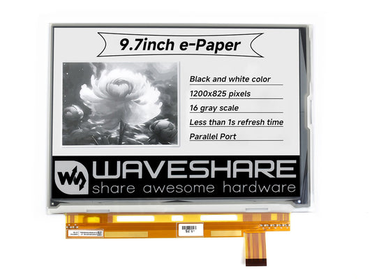 1200x825, 9.7inch E-Ink raw display
