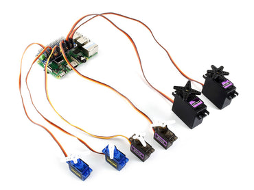 Servo Driver HAT for Raspberry Pi, 16-Channel, 12-bit, I2C