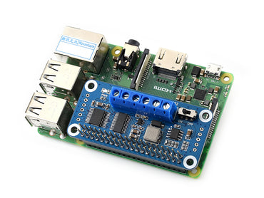 Motor Driver HAT for Raspberry Pi, I2C Interface