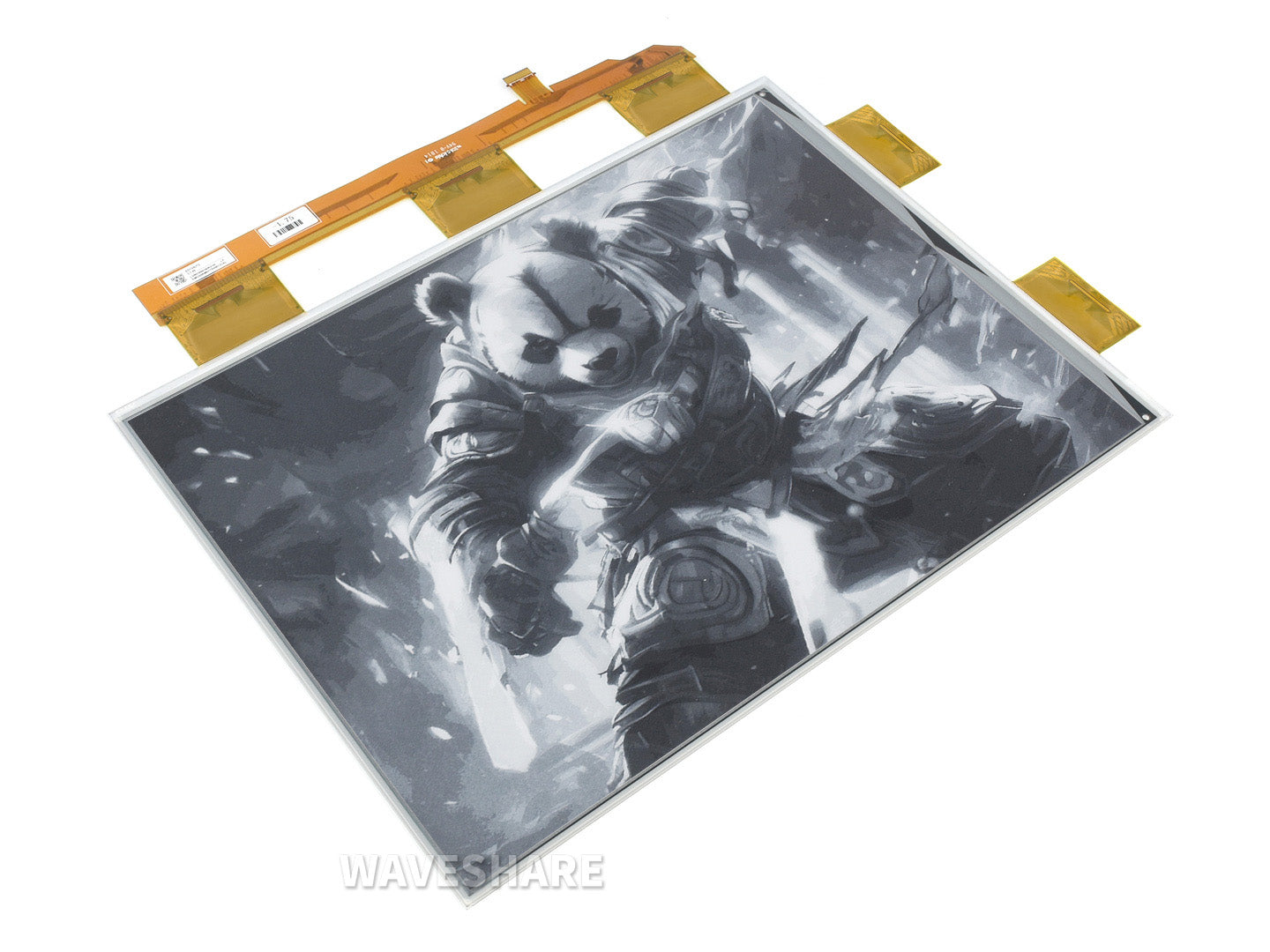13.3inch e-Paper e-Ink Raw Display, 1600×1200, Black / White, 16 Grey Scales, Parallel Port, Without PCB