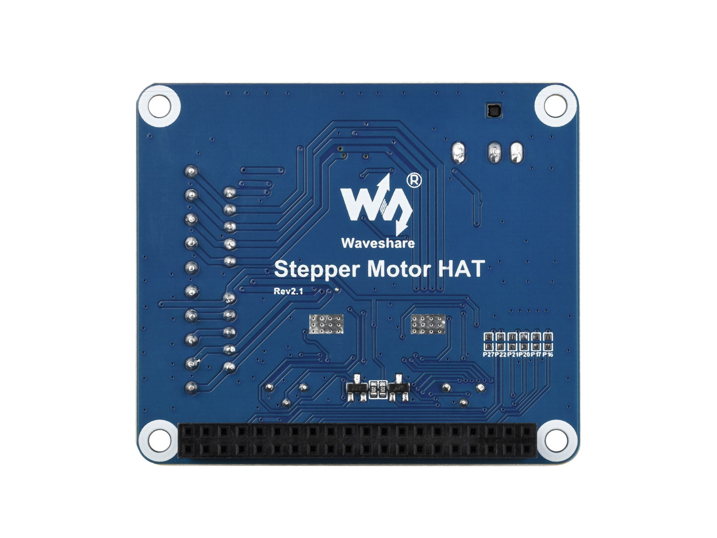 Stepper Motor HAT for Raspberry Pi, Drives Two Stepper Motors