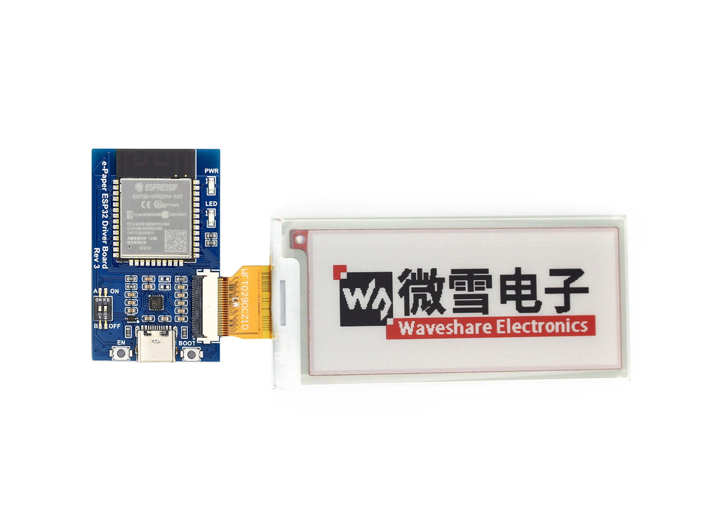 Universal e-Paper Raw Panel Driver Board, ESP32 WiFi / Bluetooth Wireless