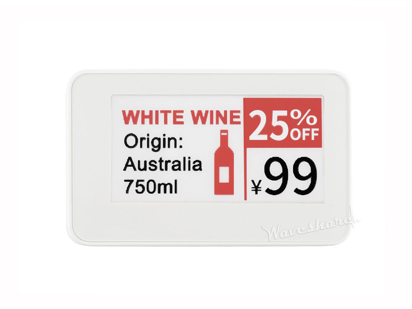 2.13inch e-Paper Raw Panel Case