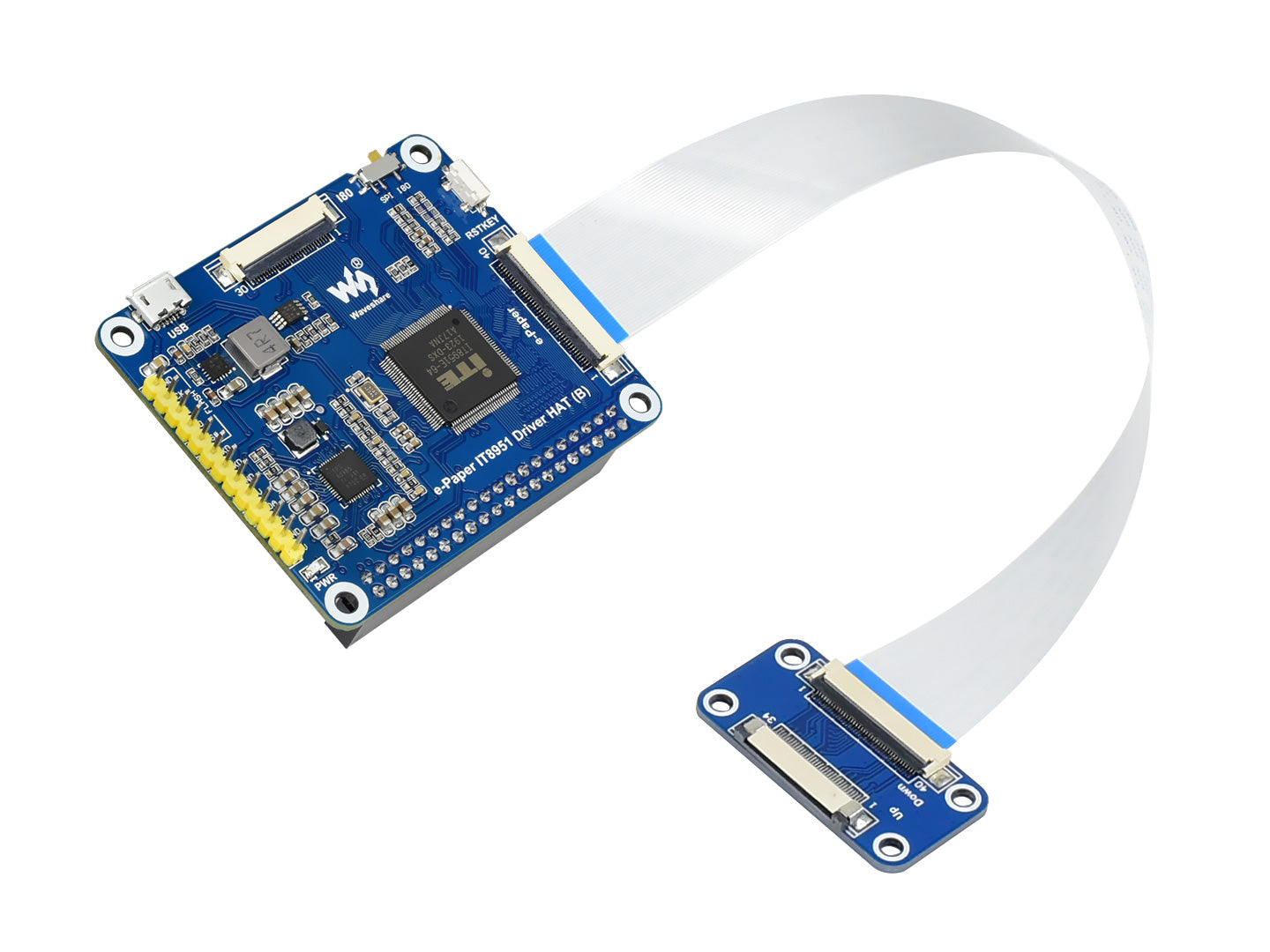 1872×1404, 10.3inch flexible E-Ink display HAT for Raspberry Pi