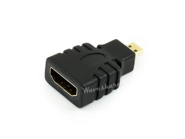 HDMI Female to Micro HDMI Male Adapter, Suit for Raspberry Pi 4B