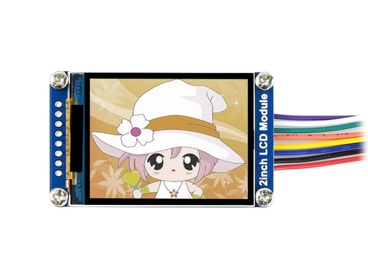 2inch LCD Display Module, IPS Screen, 240×320 Resolution, SPI Interface