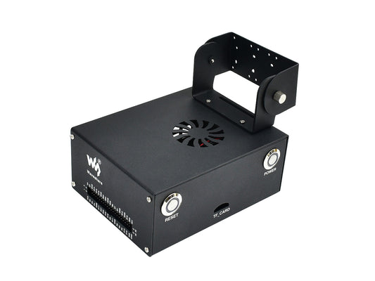 Jetson Nano Metal Case (C), Camera Holder, Internal Fan Design