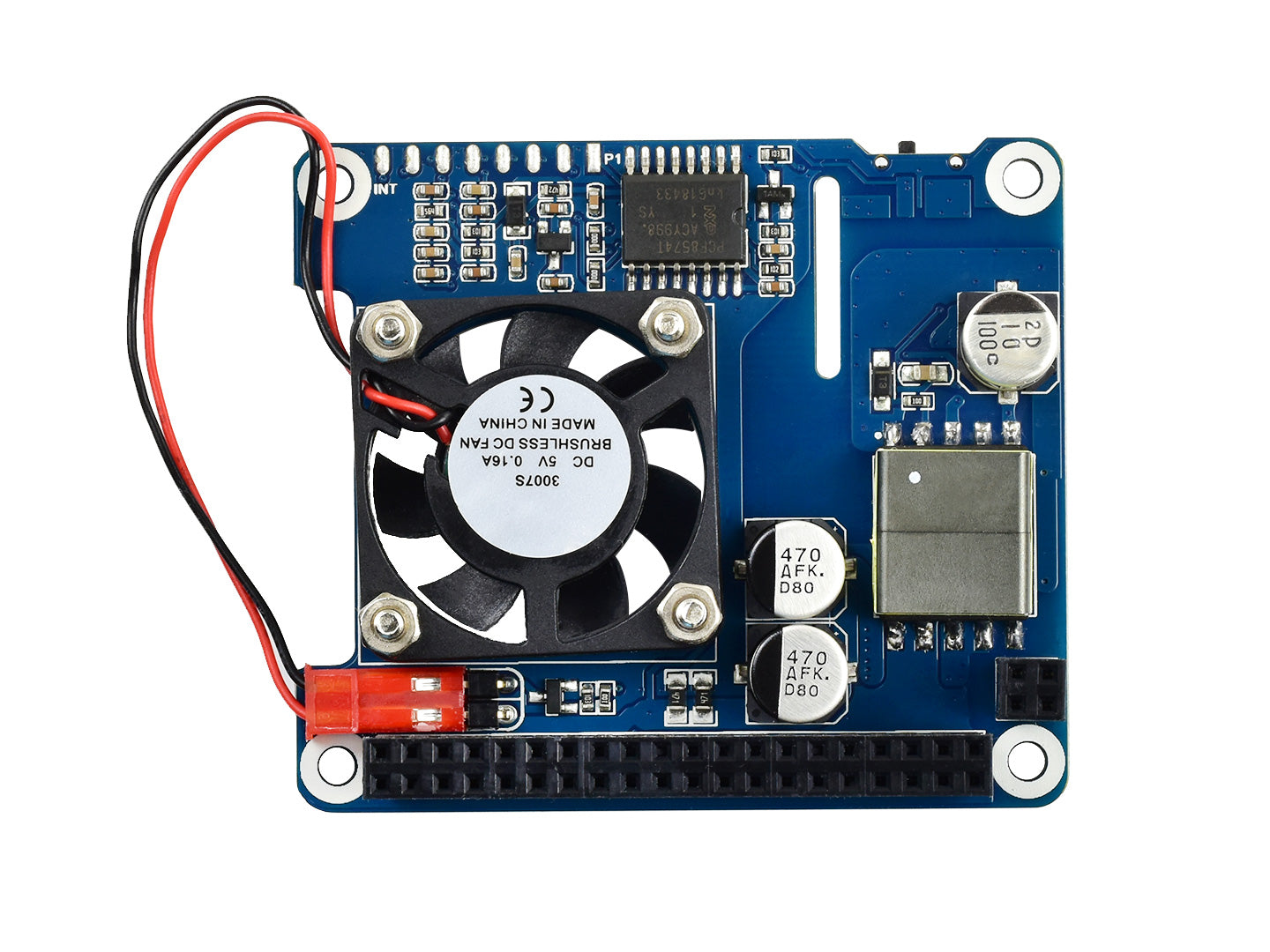 Power over Ethernet HAT (B) for Raspberry Pi 3B+/4B and 802.3af PoE network