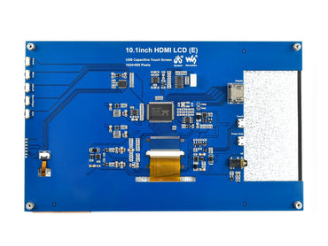 10.1inch Capacitive Touch Screen LCD (E), 1024×600, HDMI, IPS, Optical Bonding Screen, Supports Raspberry Pi, Jetson Nano, And PC