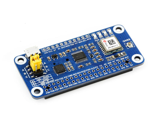 MAX-M8Q GNSS HAT for Raspberry Pi, Multi-constellation Receiver Support, GPS, Beidou, Galileo, GLONASS