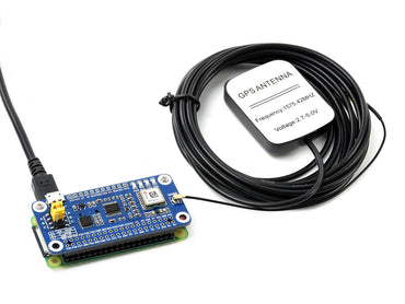 MAX-M8Q GNSS HAT for Raspberry Pi, Multi-constellation Receiver Support, GPS, Beidou, Galileo, GLONASS