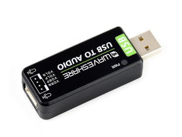 USB Sound Card, Driver-Free, for Raspberry Pi / Jetson Nano