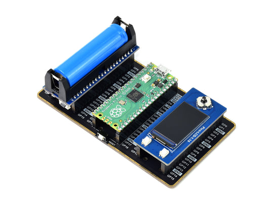 Dual GPIO Expander for Raspberry Pi Pico, Two Sets of Male Headers