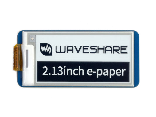 2.13inch E-Paper E-Ink Display Module for Raspberry Pi Pico, 250×122, Black / White, SPI