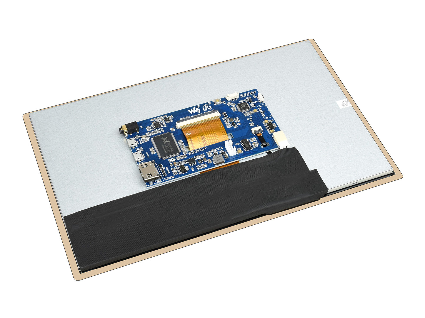 10.1inch QLED Quantum Dot Display, Capacitive Touch, 1280×720, G+G Toughened Glass Panel, Various Systems Support