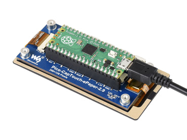 2.9inch Touch e-Paper Module for Raspberry Pi Pico, 296×128, Black / White, SPI