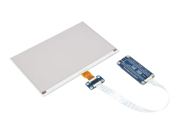 7.5inch E-Paper E-Ink Display Module (B) for Raspberry Pi Pico, 800×480, Red / Black / White, SPI