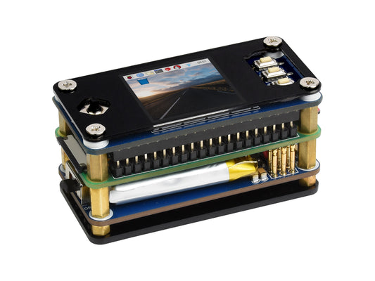 Raspberry Pi Zero WH Package F, with UPS Module and 1.3inch LCD Display