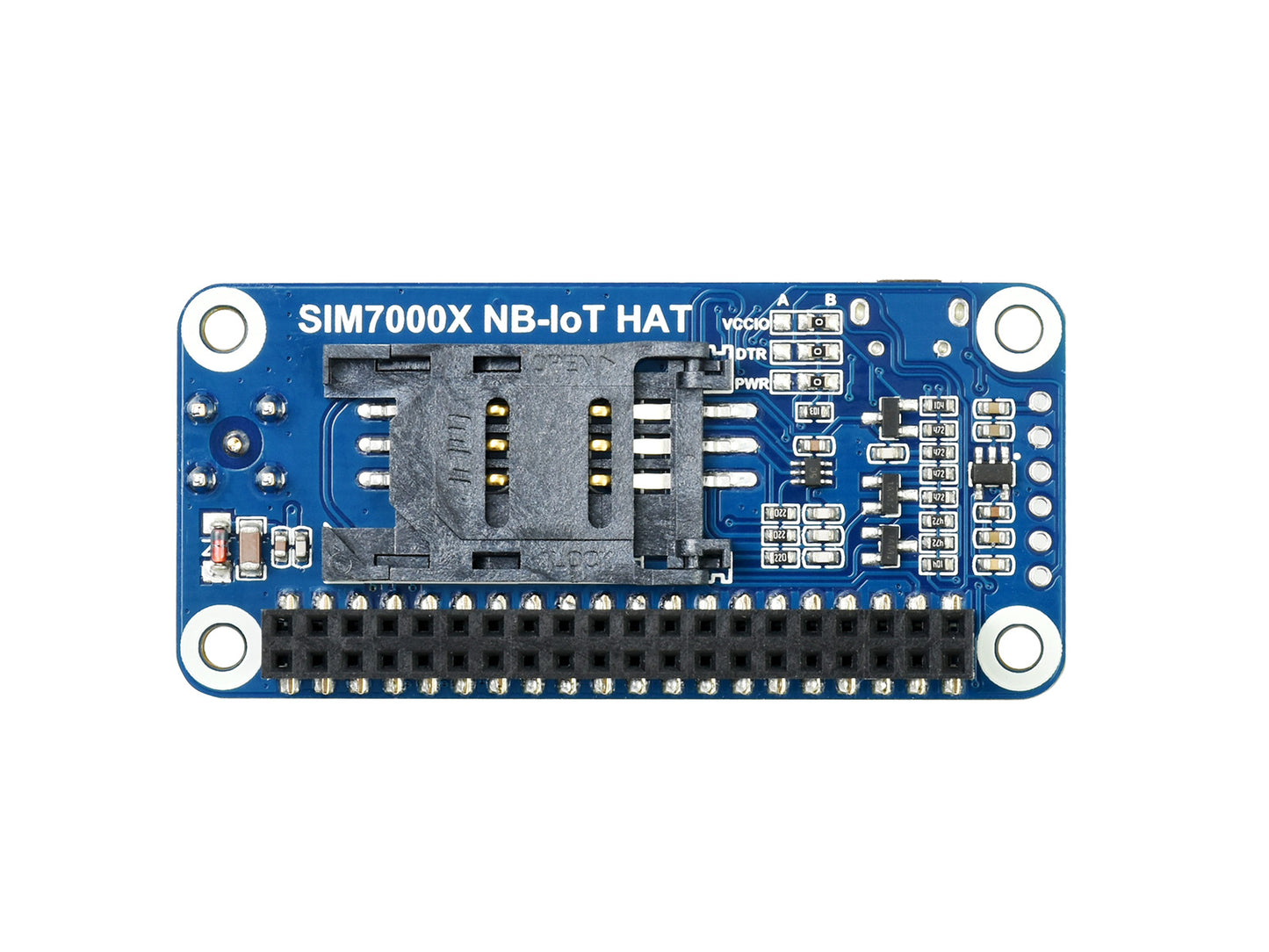 SIM7000G NB-IoT / Cat-M / EDGE / GPRS HAT for Raspberry Pi, GNSS, Global Band Support