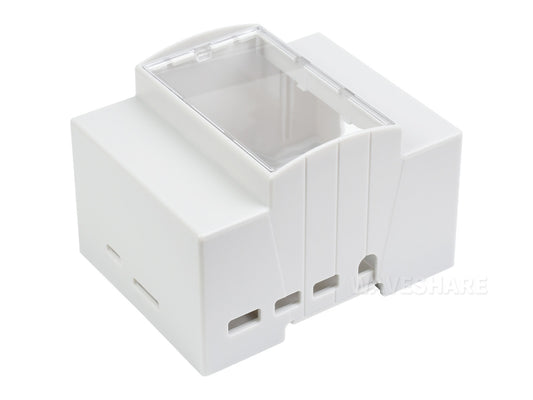 DIN Rail ABS Case for Raspberry Pi 4, Large Inner Space, Injection Moduling