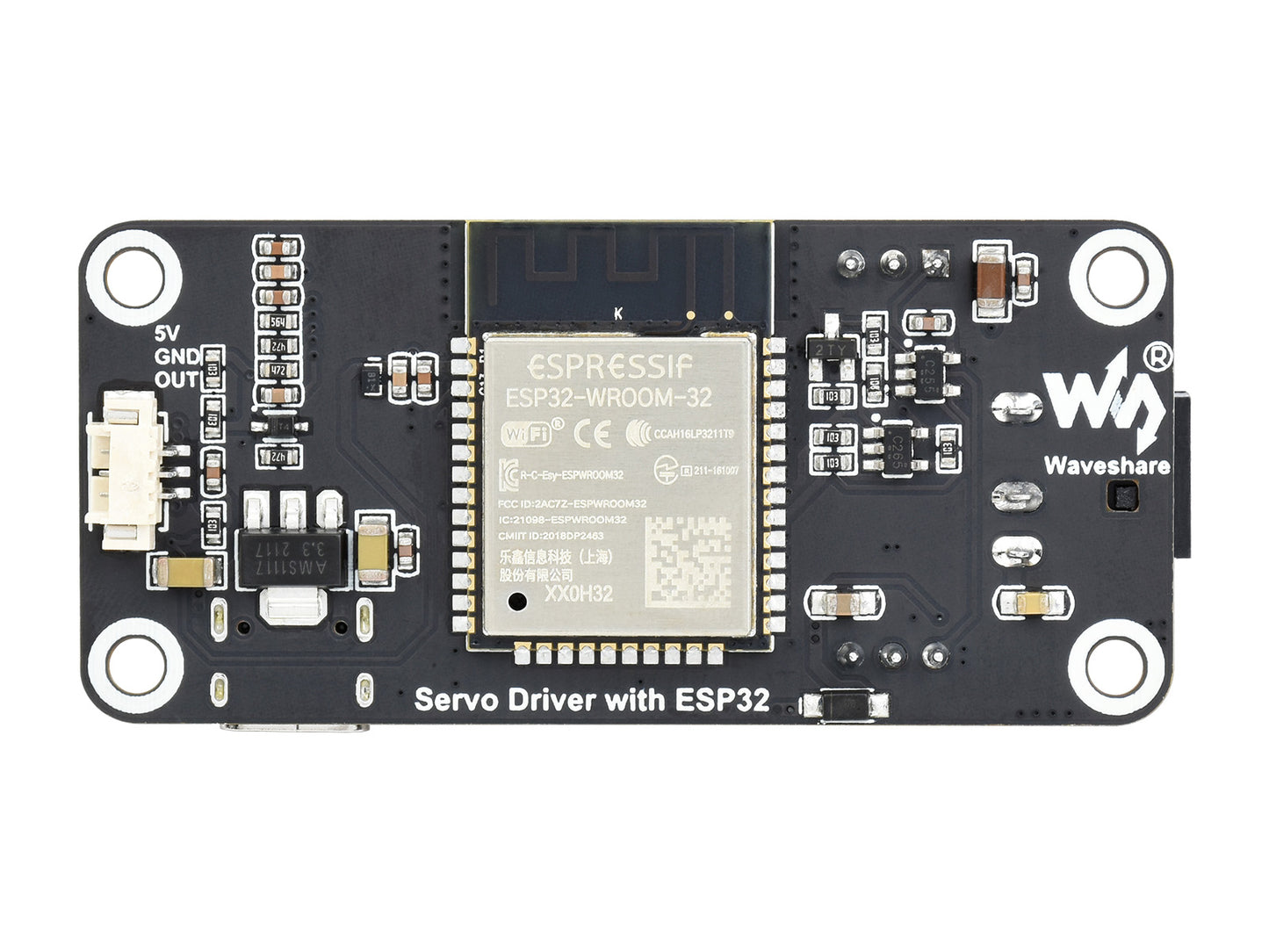 ESP32 Servo Driver Expansion Board, Built-In WiFi and Bluetooth, ESP32-WROOM-32, ESP32s
