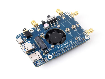 SIM7600G-H M.2 4G HAT for Raspberry Pi, LTE CAT4 High Speed, 4G/3G/2G, GNSS, Global Band