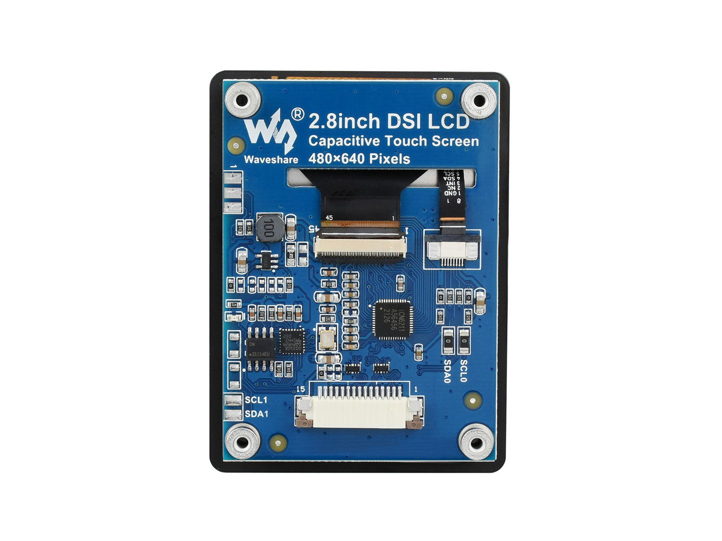 2.8inch Capacitive Touch Display for Raspberry Pi, 480×640, DSI, IPS, Optical Bonding Screen