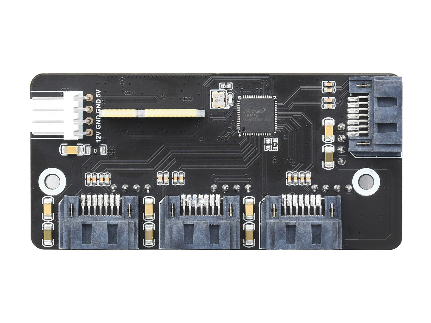 PCIe TO 4-Ch SATA 3.0 Expander, 6Gpbs High-speed SATA Interface, Supports CM4