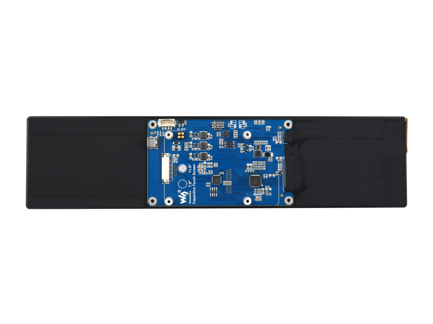 11.9inch Capacitive Touch Display for Raspberry Pi, 320×1480, IPS, DSI Interface