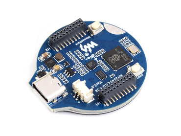 RP2040 MCU Board, With 1.28inch Round LCD, accelerometer and gyroscope Sensor