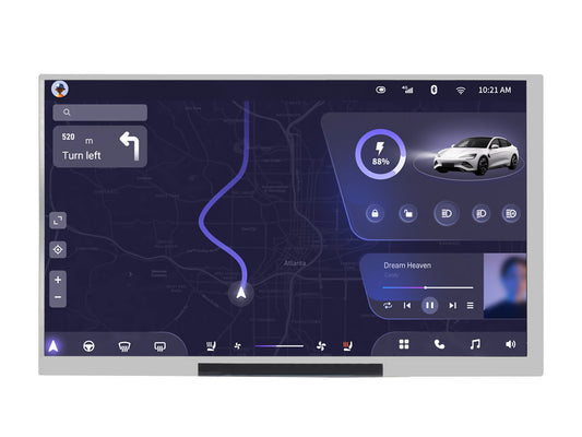7inch IPS/QLED Integrated Display, 1024 × 600, Thin and Light Design