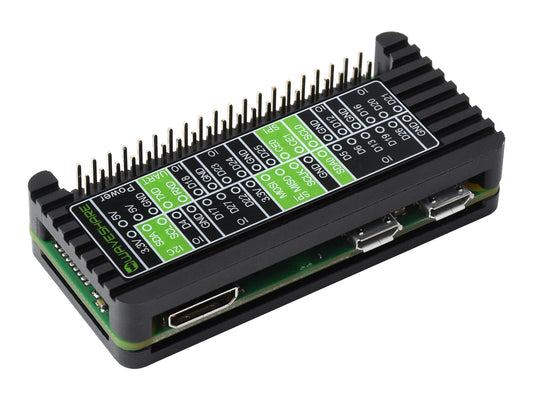 Aluminum Alloy Protection Case for Raspberry Pi Zero Series, Fits Zero / Zero 2 W