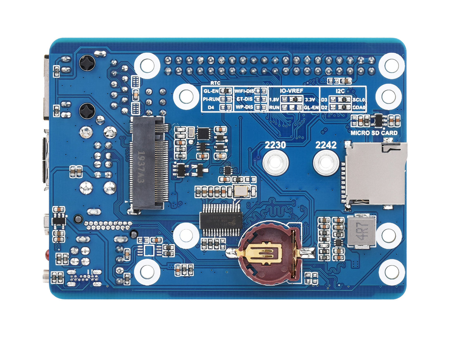 Mini Base Board (C) Designed for Raspberry Pi Compute Module 4