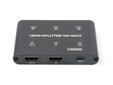 HDMI 4k Splitter, 1 In 4 Out, Share One HDMI source