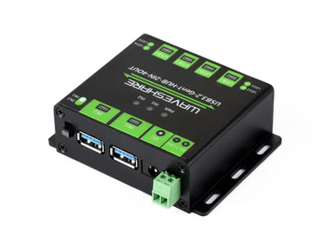 Industrial grade USB HUB, Extending 4x USB 3.2 Ports, Switchable dual hosts, Multi Protections