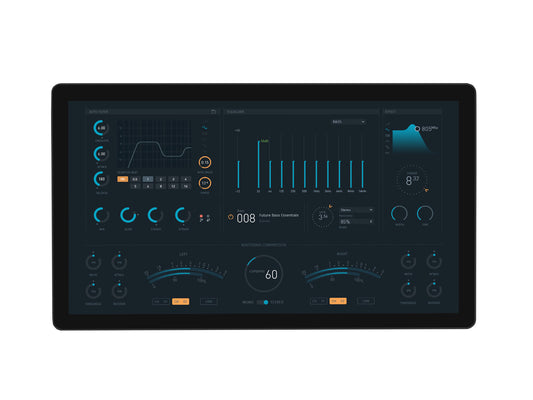 21.5inch Capacitive Touch Monitor, 1920×1080 Full HD, Optical Bonding Toughened Glass Panel, HDMI, 10-Point touch