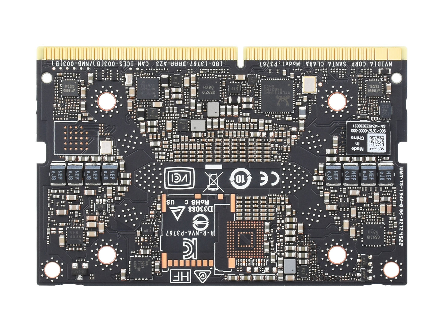 N-VIDIA Jetson Orin NX AI Development Module, System-on-Module, NANO Size, Options for Memory