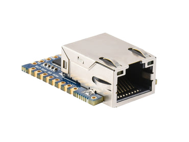 TTL UART to Ethernet Mini Module, Castellated Holes With Immersion Gold Design, Highly Integrated Packaging