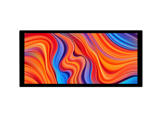 10.4inch QLED Quantum Dot Display, Capacitive Touch, High Brightness, 1600×720, Optical Bonding Toughened Glass Panel, HDMI Interface
