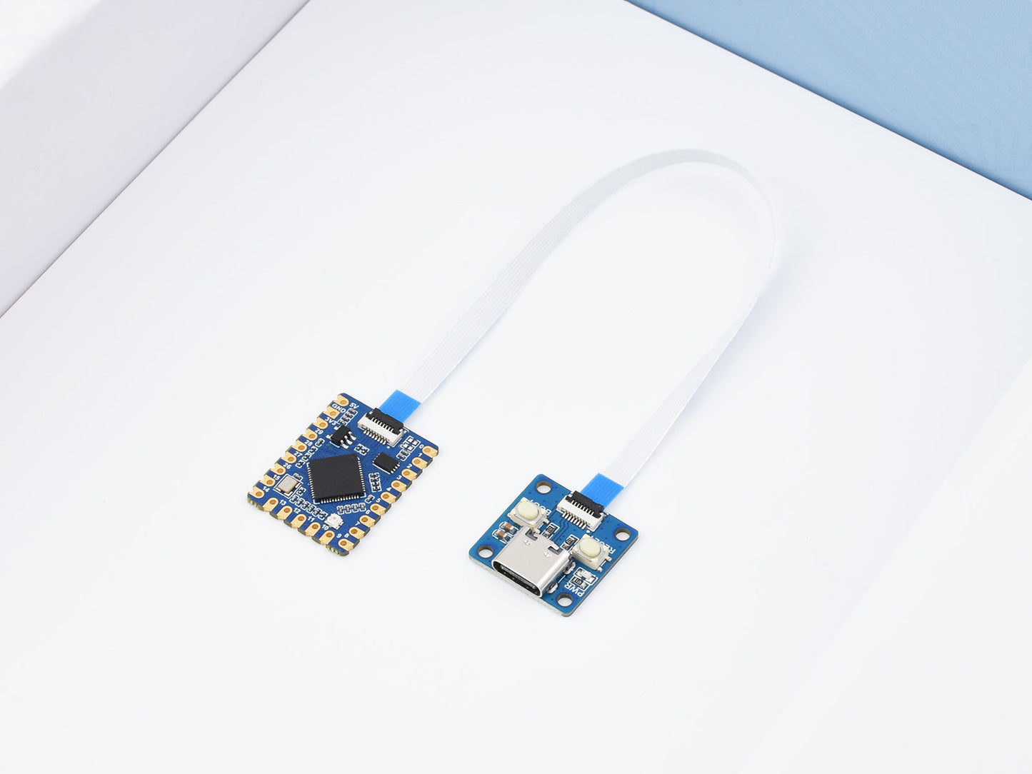 Waveshare RP2040-Tiny Development Board, Based On Official RP2040 Dual Core Processor, USB Port Adapter Board Optional