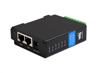 2-Ch RS485 to RJ45 Ethernet Serial Server, Dual channels RS485 independent operation, Dual Ethernet Ports