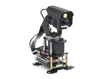 360° Omnidirectional High-Torque 2-Axis Expandable Pan-Tilt Camera Module, Driven By Serial Bus Servos, Based On General Driver Board For Robots