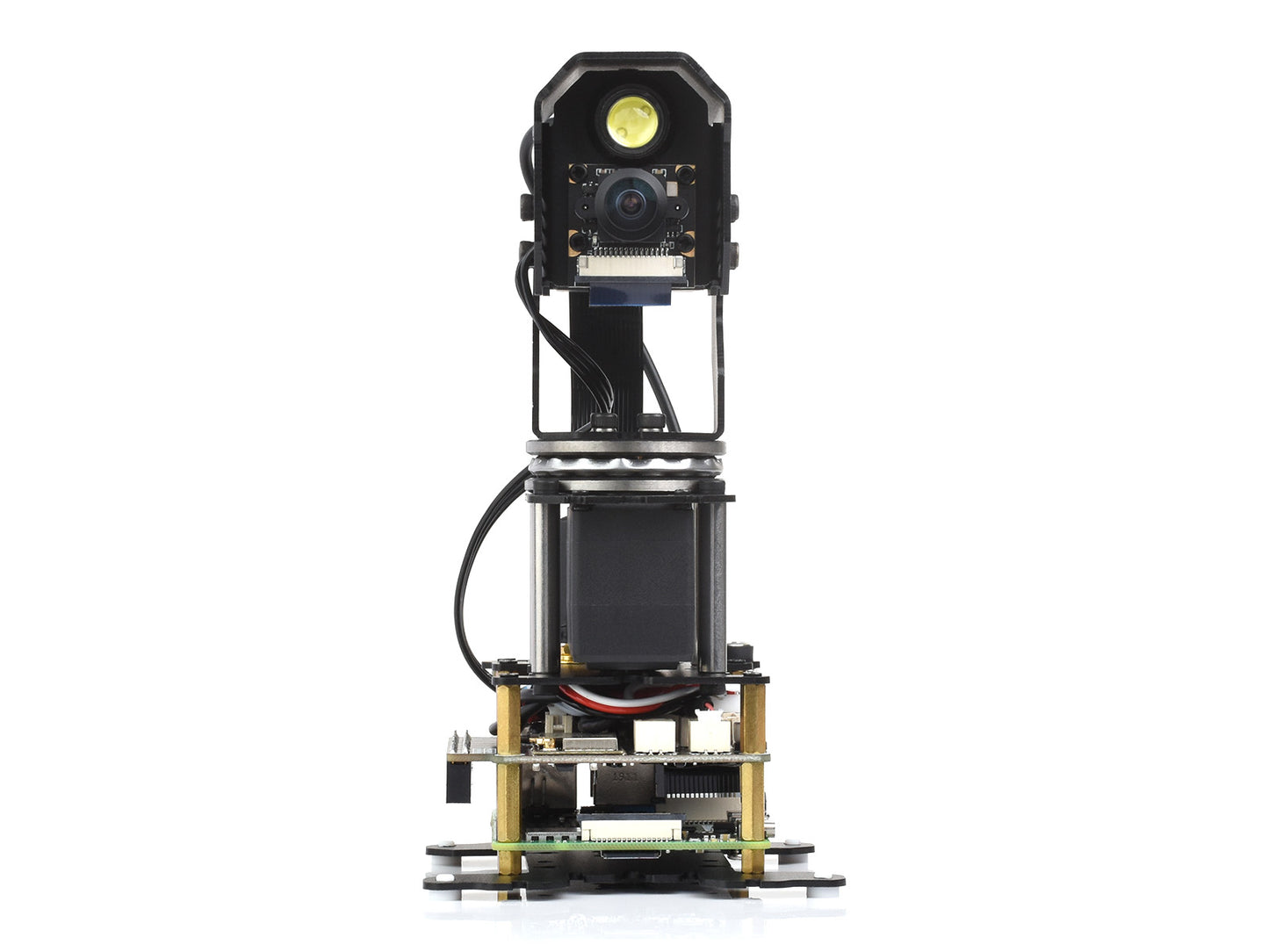 360° Omnidirectional High-Torque 2-Axis Expandable Pan-Tilt Camera Module, Driven By Serial Bus Servos, Based On General Driver Board For Robots