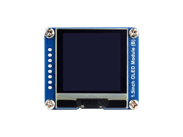 1.5inch OLED Display Module, 128×128 Resolution, SPI / I2C Communication, Black / White Display Color